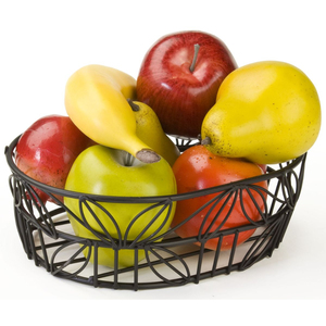 Handmade Metal <b>Wire</b> Fruit <b>Basket</b> Round Decorative <b>Storage</b> Bowl <b>for</b> Kitchen Iron Vegetable & Snack Holder <b>for</b> Modern Home Decor - Product Image 6