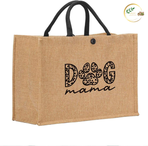 Multi Functional Jute Picnic Tote <b>Bag</b> for Grocery Beach Travel and Picnic - Product Image 2