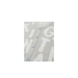 Suéter tipo cárdigan clásico de punto con botones para hombre - Product Image 5