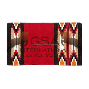 Durable 100% New Zealand Wool Saddle <b>Blanket</b> 34x36 Western <b>Horse</b> Pad Custom Designs Available for Best Price - Product Image 4
