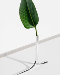 Florero Metálico Curvo Moderno, Soporte Decorativo Artístico para una Sola Flor, para Decoración de Hogar de Lujo - Product Image 1