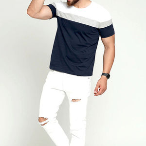 Camisetas de Verano para Hombre, con Logotipo Frontal, Transpirables, Ecológicas, Ajustadas, Estilo Urbano, Estampadas, Hechas en Pakistán, al Mejor Precio, para Uso en Exteriores - Product Image 2