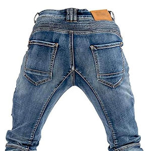 Jeans de protection pour motards de qualité supérieure 2025, jeans en denim avec armure CE, fabriqués avec du Kevlar, personnalisez votre propre logo - Product Image 5