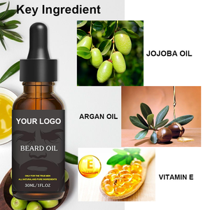 Produit phare : Huile de croissance de barbe pour homme avec hydratant non gras à l'huile d'argan et de jojoba pour nourrir et prévenir la chute de la barbe - Product Image 3