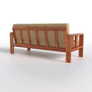 Juego de Sofás Minimalistas Hechos de Madera de Teca Sólida de Alta Calidad con Color Natural para Sala de Estar - Product Image 5