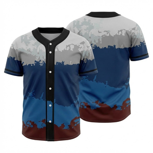 เสื้อเบสบอลเปล่าขายส่ง ไซส์ใหญ่ ผ้าระบายอากาศได้ดี รับสั่งพิมพ์ลายเสื้อผ้ากีฬา - Product Image 3