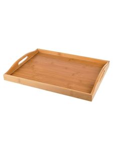 Plateau de service carré en bois d'acacia, design classique, produit très vendu, plateau de haute qualité, idéal pour la maison et l'hôtel - Product Image 4