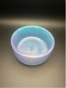 Bol de service en résine époxy naturelle fabriqué en Inde, poli à la main, de qualité alimentaire, écologique, couleur personnalisée, moderne, pour les fêtes - Product Image 3