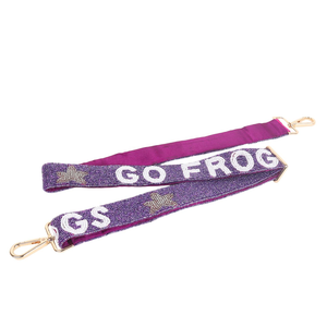 Nouvelle Arrivée Sangle de Guitare Designer pour Femme Faite à la Main avec Perles Transparentes Brodé Sac à Main Ceinture - Product Image 4