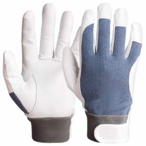 Guantes de Seguridad de Cuero de Cabra Resistentes, con Puño Elástico, Resistentes al Calor, de Grosor Adecuado, para Uso General en la Construcción - Product Image 1