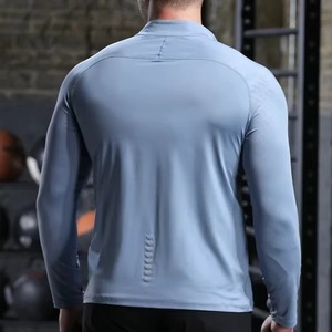 Custom <b>Compression</b> Activewear Tee Manufacturer Fitness Workout <b>Shirt</b> Polyester Spandex Screen Print Private Label Factory Bulk - Product Image 3