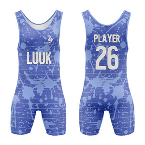 Custom Men's Wrestling <b>Singlet</b> Quick Dry Stretch Athletic Wear for Wrestling Practice and Sports Performance Use - Product Image 1