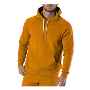 ชุดวอร์มผู้ชาย ผ้าระบายอากาศดี แขนยาว ดีไซน์เสื้อฮู้ดแบบสวม มีเชือกผูก ปรับแต่งโลโก้ได้ ชุดวอร์มผู้ชาย - Product Image 4