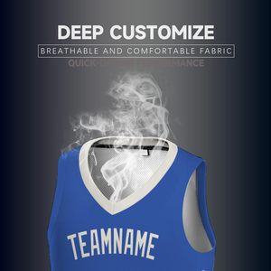 Maillots de basket-ball professionnels par sublimation, uniformes de basket-ball respirants en polyester à séchage rapide, imprimés sur mesure, pour hommes, femmes et jeunes - Product Image 2