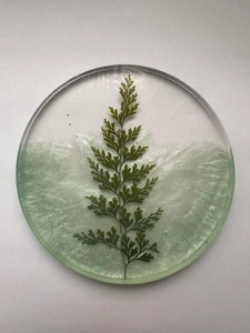 Best Quality 4 Pcs Set Handmade <b>Ceramic</b> Epoxy Resin <b>Coasters</b> High Quality Round Placemat Indian Exporter Exclusive Sale - Product Image 5