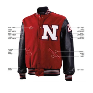 Veste de baseball personnalisée pour hommes et femmes PIHA SPORTS, veste d'école, veste varsity, laine grise, cuir blanc, hiver, épaisse, réversible, imperméable - Product Image 6