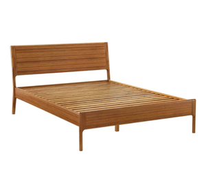 Auberge du Soleil - Base de Cama Tapizada de Madera de Teca Sólida, Estilo Moderno y Minimalista, Muebles Contemporáneos para Dormitorio, Hotel y Hogar - Product Image 4