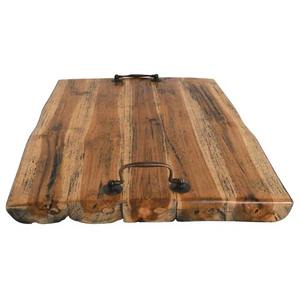 Grande planche à découper en bois massif, épaisse, pour la cuisine à domicile et en restaurant, style bambou. - Product Image 4
