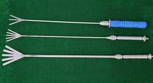 3Pcs Manual <b>Laparoscopic</b> Stainless Steel Fan Retractor Articulation/Simple 5mm/10mm Reusable High Quality Surgical Medical - Product Image 2