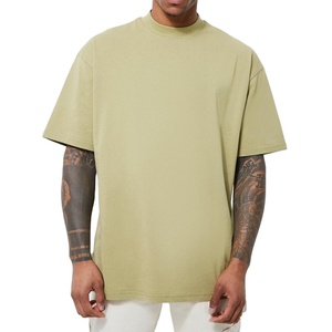 T-shirt Homme Personnalisé 100% Coton, Coupe Ample Épaules Tombantes, Streetwear Luxe, T-shirt Vierge Lourd 2025 - Product Image 4