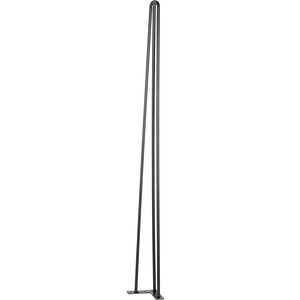 Set 4 Black Hairpin <b>Table</b> <b>Legs</b> 36\" Length 220 Lbs Load Capacity 3 Rods Bench Furniture <b>Legs</b> 36\" Length 220 Lbs Load Capacity 3 - Product Image 5