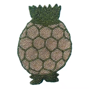 Sous-verres de cocktail élégants en perles de verre avec bases antidérapantes et tapis, accessoires de table pour tables à café et à dîner - Product Image 6