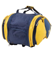 Sac de raquette de tennis 2026 en nylon imperméable grande capacité, sac à dos de sport avec fermeture éclair et accents verts