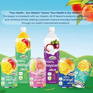 Boissons 100% jus Marque Nawon 330ML Canette Mélange tropical pur OEM Étiquette privée Échantillon gratuit Vente en gros Jus de fruits et légumes - Product Image 6