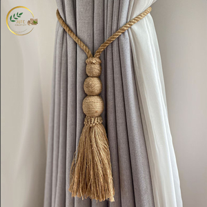 Bangladesh Jute Curtain <b>Tiebacks</b> Supplier – Premium Handmade Natural Fiber Curtain Holdbacks for Wholesale Export - Product Image 2