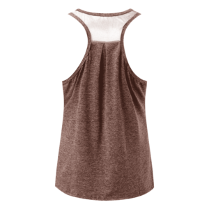 Débardeur sans manches en tricot Spandex/Coton écologique à séchage rapide pour femme, col rond, respirant, style décontracté et sportif, coupe classique - Product Image 3