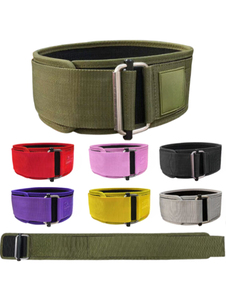 Cinturón Ajustable de Neopreno para Levantamiento de Pesas y Entrenamiento de Fuerza, Unisex, Transpirable, con Cierre de Hebilla de Poliéster, Verde Multicolor - Product Image 1