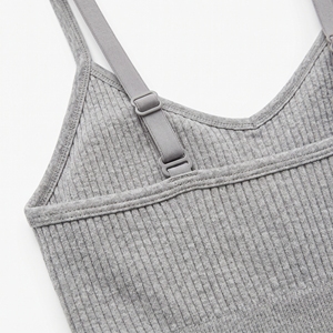 Women's Winter Ribbed Knit Bralette <b>Layering</b> Casual Fitted Knit <b>Top</b> OEM ODM Wholesale Factory Custom Logo Low MOQ - Product Image 6