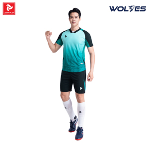 Maillot de football unisexe WOLVES JP de haute qualité, à séchage rapide, nouveau design, impression par transfert thermique, uniforme d'équipe 100% polyester - Product Image 2