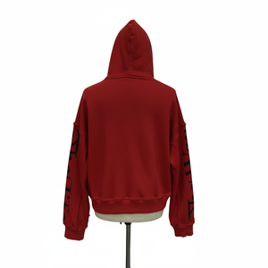 Sweat à capuche zippé pour homme, style professionnel, qualité supérieure, 100% coton, fabrication en usine, logo imprimé sur mesure, prix avantageux - Product Image 2