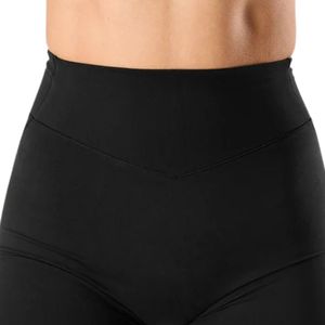 Shorts de compression taille haute noirs pour femmes, extensibles, pour la gym, la course, le yoga, l'entraînement, les sports athlétiques - Product Image 4