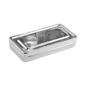 Boîte de rangement pour instruments chirurgicaux dentaires de haute qualité avec couvercle en acier inoxydable, manuelle, certifiée CE ISO - Product Image 4