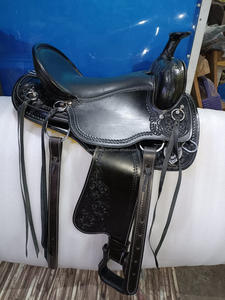 Qualité supérieure Design meilleure vente à la main en cuir véritable Western Barrel selle de cheval de course au prix de gros en vrac - Product Image 4