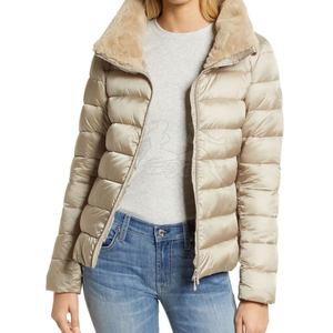 Blouson matelassé pour femme au design élégant, prix compétitif, vente en gros, sur mesure, léger - Product Image 4