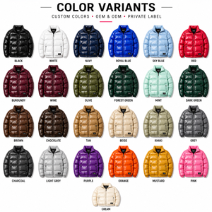 Stay Warm Stylish This Winter Our Premium Men's Bomber <b>Jacket</b> Featuring High Street Front Waterproof Eco-Friendly Stand Collar - Product Image 4