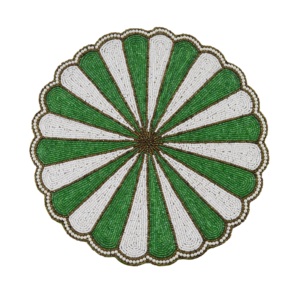 High Quality Multiple Colored <b>Beads</b> Design <b>Placemat</b> Mats for Home Decors Tableware Dining Table Party Wedding Stylish Pad - Product Image 1