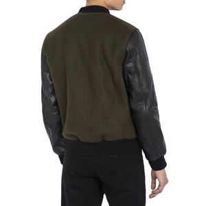 Blouson universitaire personnalisé avec broderies pour homme, manches en laine, qualité supérieure, style urbain pour l'hiver 2026 - Product Image 6