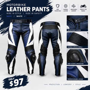 Motorbike Racing Protective <b>Leather</b> Trousers Moto Riding <b>Leather</b> <b>Pants</b> Motorcycle Cycling Genuine <b>Leather</b> <b>Pants</b> Unisex - Product Image 4
