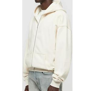 Sweat-shirts à capuche décontractés pour hommes en coton 100% avec impression de logo personnalisée de haute qualité - Product Image 5
