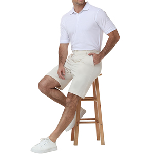 Shorts de golf pour hommes en tissu de haute qualité, séchage rapide, avec logo personnalisé, vêtements de sport pour le voyage ou les matchs - Product Image 5