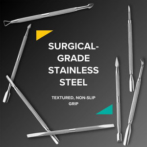 Outil professionnel de soin des ongles, pousse-cuticules de qualité supérieure en acier inoxydable, outil de manucure, pousse-cuticules en gros - Product Image 4