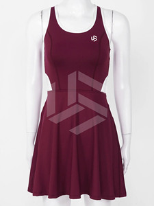Fournisseur en gros de shorts de tennis respirants à séchage rapide imprimés en sérigraphie, uniformes de netball pour femmes, logo personnalisé, extensibles dans les 4 sens, 100% coton - Product Image 4