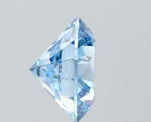 Diamante Redondo Brillante Cultivado en Laboratorio, 1.10 Quilates, Azul Intenso, Claridad SI1, Corte Excelente, Certificado IGI, Joyería de Diamantes CVD - Product Image 3