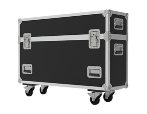 COULEUR NOIRE DE HAUTE QUALITÉ 55 pouces DUAL TV FLIGHT CASE FABRICATION DE L'INDE BOÎTE PARFAITE AVEC QUALITÉ D'EXPORTATION - Product Image 1