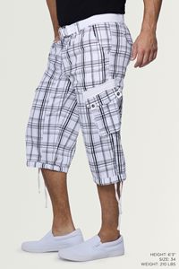 Shorts de plage décontractés amples d'été pour hommes et femmes, en polyester 100% respirant, léger, uni, coloré, brodé, à taille élastique - Product Image 5