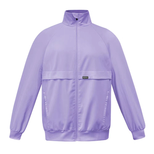 Blouson à capuche uni pour femme, personnalisable avec logo, à manches longues, de performance, pour infirmière, avec fermeture éclair - Product Image 5